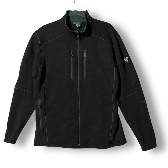 KUHL Interceptr Full Zip Fleece Jacket XL Black Outdoor Performance - Picture 2 of 13